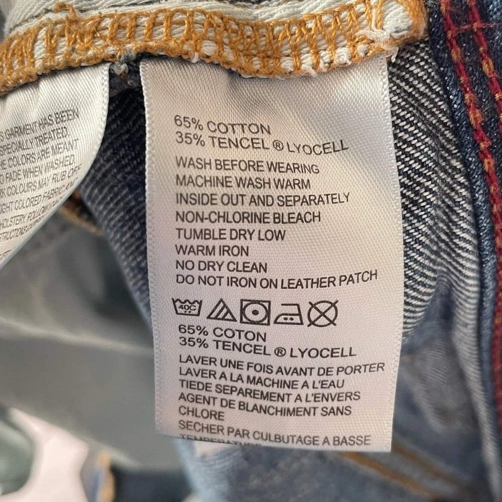 Tommy Bahama Cayman Relaxed Jeans Men’s 36x32 Blue Dark Wash Straight Logo